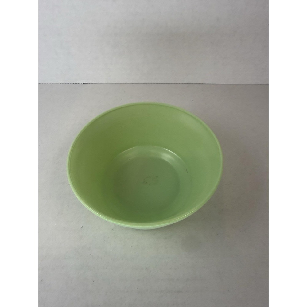Hazel Atlas Moderntone Pastel Green 5" Bowl Mid Century Depression Glass - Picture 2 of 3